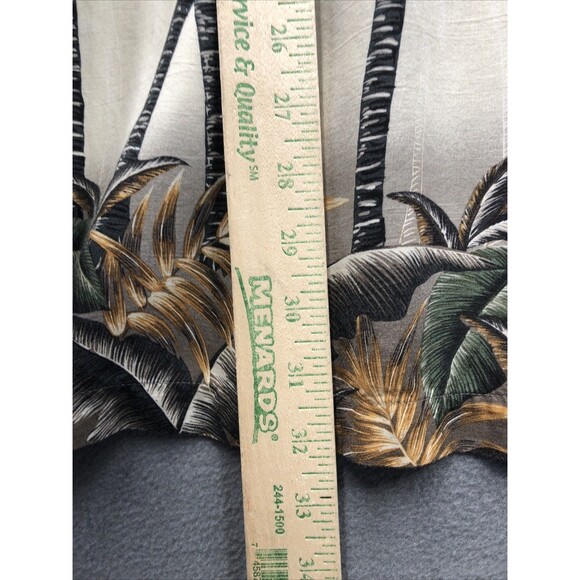 Basic Editions Button Up Shirt Men's Palm Trees 100% Rayon Short Sleeve Size 3XL - Picture 6 of 14